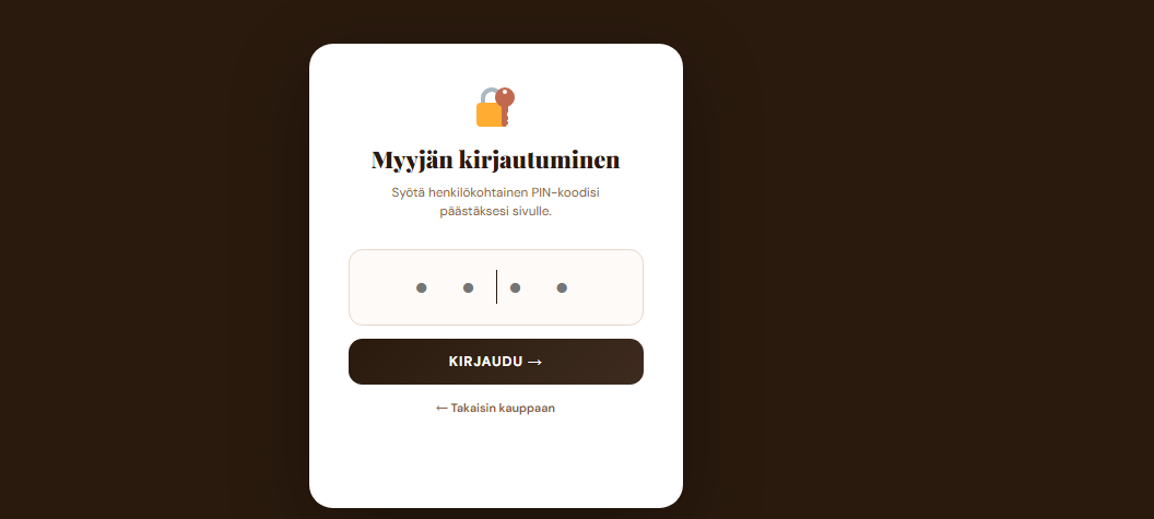 PIN-kirjautuminen